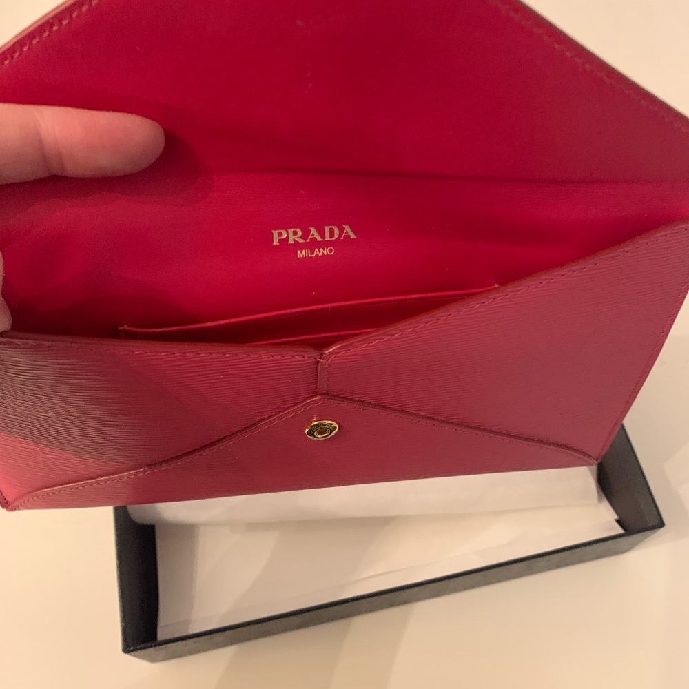 Authentic Prada envelope wallet - Picture 3 of 5